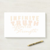 Infinite Truth, Gentle Strength Post-it® Notes (Op bureau)