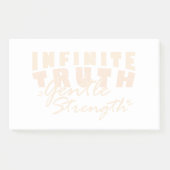 Infinite Truth, Gentle Strength Post-it® Notes (Voorkant)
