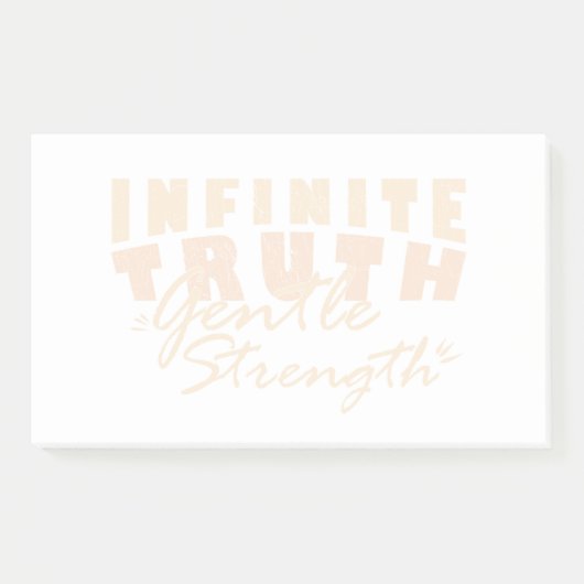 Infinite Truth, Gentle Strength Post-it® Notes (Voorkant)
