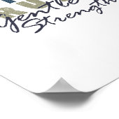 Infinite Truth, Gentle Strength Print (Hoek)