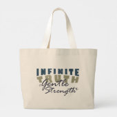Infinite Truth, Gentle Strength  Tote Bag (Achterkant)