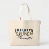 Infinite Truth, Gentle Strength  Tote Bag (Voorkant)