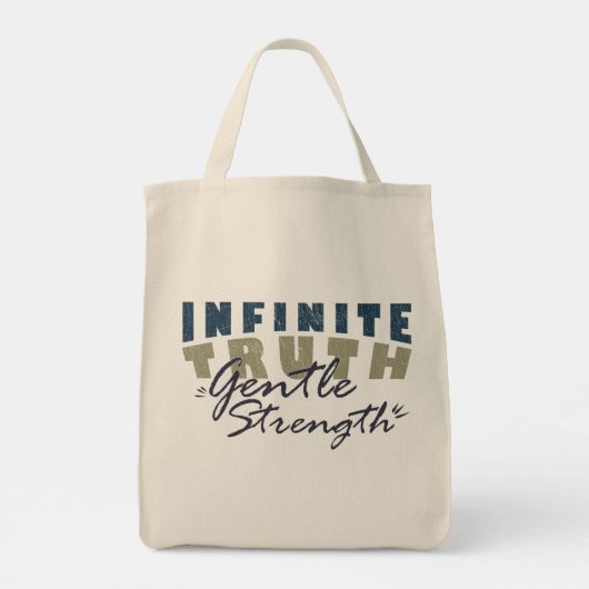 Infinite Truth, Gentle Strength Tote Bag (Achterkant)