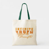 Infinite Truth, Gentle Strength Tote Bags Bag (Achterkant)