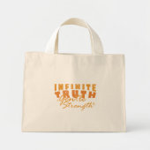 Infinite Truth, Gentle Strength Tote Bags Mini Tote Bag (Voorkant)