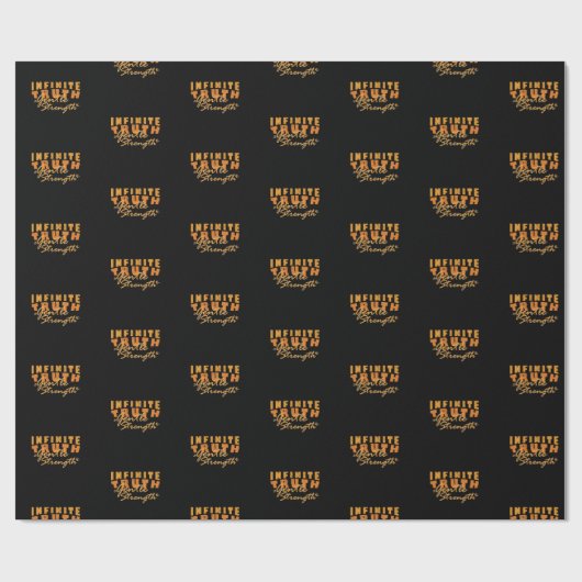 Infinite Truth, Gentle Strength Wrapping Paper Cadeaupapier (Vlak)