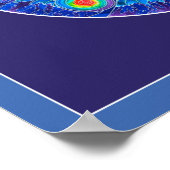 Infinite Universe mandala Poster (Hoek)