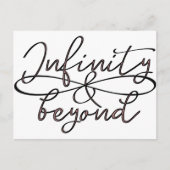 Infiniteit en verder dan eindeloze liefdesparen ty briefkaart (Voorkant)