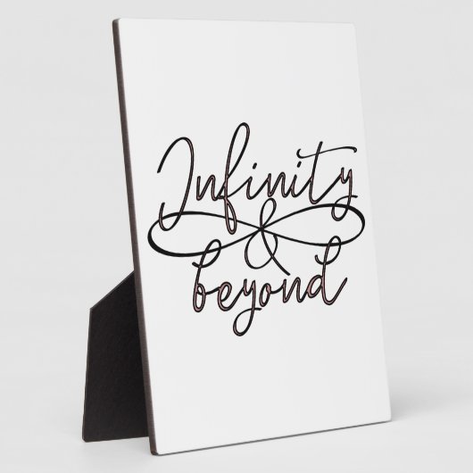 Infiniteit en verder dan eindeloze liefdesparen ty fotoplaat (Zijkant)