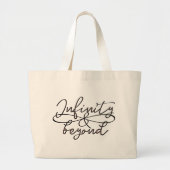 Infiniteit en verder dan eindeloze liefdesparen ty grote tote bag (Voorkant)