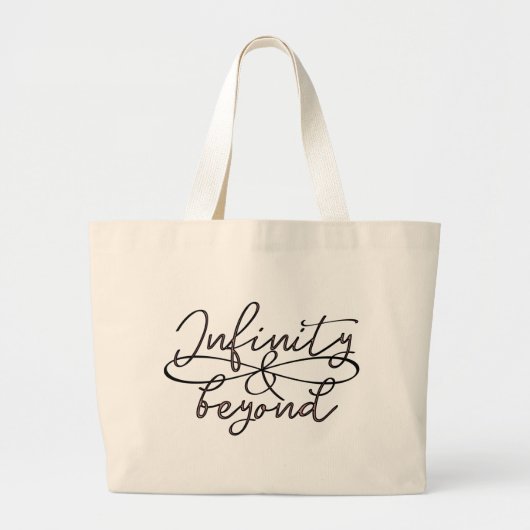 Infiniteit en verder dan eindeloze liefdesparen ty grote tote bag (Voorkant)