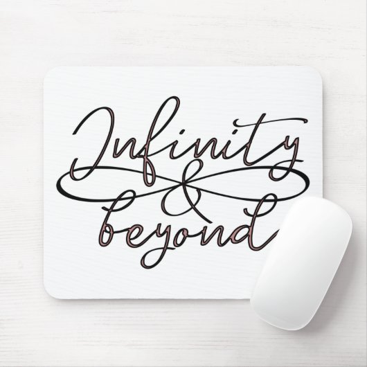 Infiniteit en verder dan eindeloze liefdesparen ty muismat (Met muis)