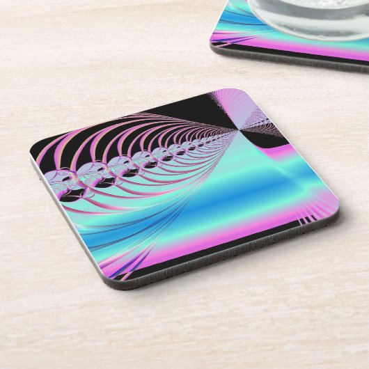 Infiniteit in kleur drankjes onderzetter (Linkerzijde)