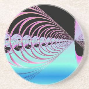 Infiniteit in kleur zandsteen onderzetter