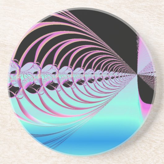 Infiniteit in kleur zandsteen onderzetter (Voorkant)