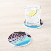 Infiniteit in kleur zandsteen onderzetter (Zijkant)