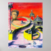 Infiniteit met appel - Poster (Voorkant)