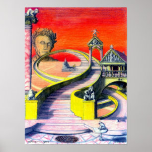 Infiniteit met appel - Poster