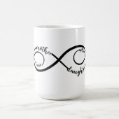 Infiniteit moeder dochter koffiemok (Center)