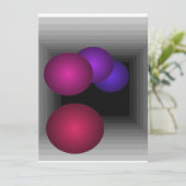 Infiniteitsbolletjes voor optische illusie in kleu (Staand voorkant)