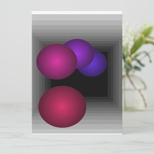 Infiniteitsbolletjes voor optische illusie in kleu (Staand voorkant)