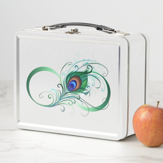 Infiniteitssymbool met Peacockdoether (In situ)