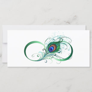 Infiniteitssymbool met Peacockdoether