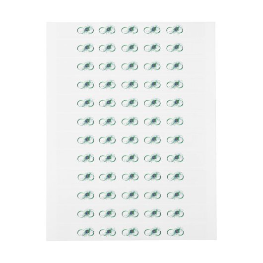 Infiniteitssymbool met Peacockdoether (Vel)