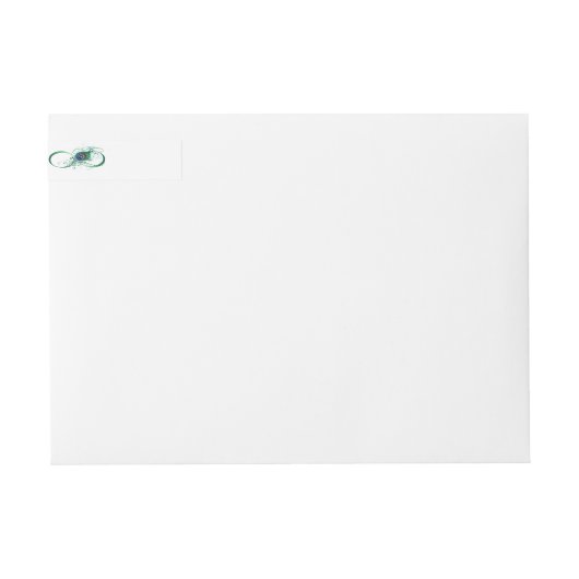 Infiniteitssymbool met Peacockdoether (Voorkant)