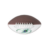 Infiniteitssymbool met Peacockdoether American Football (Voorkant)