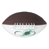 Infiniteitssymbool met Peacockdoether American Football (Voorkant)