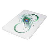 Infiniteitssymbool met Peacockdoether Badmat (Gekanteld)