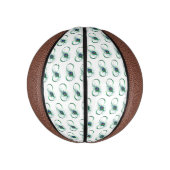 Infiniteitssymbool met Peacockdoether Basketbal (Verticaal)