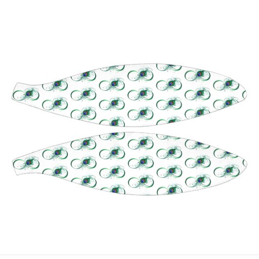 Infiniteitssymbool met Peacockdoether Basketbal (Panelen)