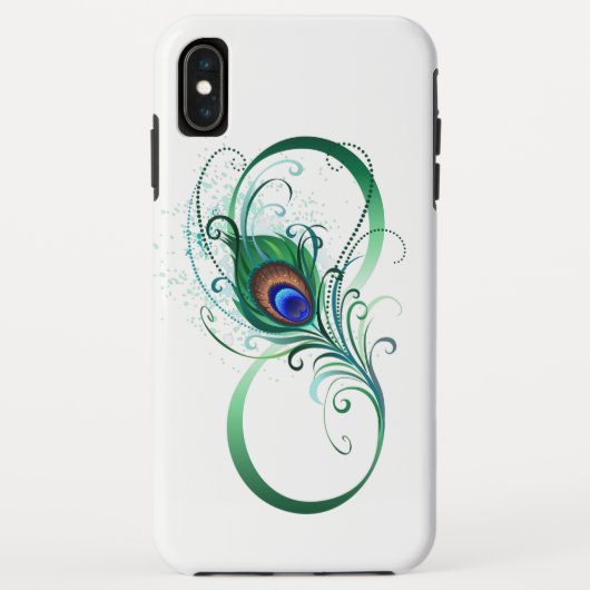 Infiniteitssymbool met Peacockdoether Case-Mate iPhone Case (Achterkant)