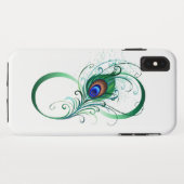 Infiniteitssymbool met Peacockdoether Case-Mate iPhone Case (Achterkant (horizontaal))