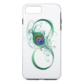 Infiniteitssymbool met Peacockdoether Case-Mate iPhone Case (Achterkant)