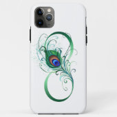 Infiniteitssymbool met Peacockdoether Case-Mate iPhone Case (Achterkant)