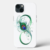 Infiniteitssymbool met Peacockdoether Case-Mate iPhone Case (Achterkant)