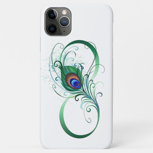 Infiniteitssymbool met Peacockdoether Case-Mate iPhone Case (Achterkant)