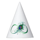 Infiniteitssymbool met Peacockdoether Feesthoedjes (Voorkant)