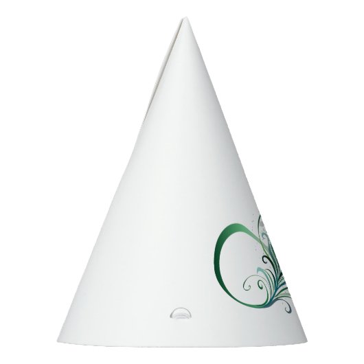 Infiniteitssymbool met Peacockdoether Feesthoedjes (Links)