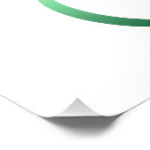 Infiniteitssymbool met Peacockdoether Foto Afdruk (Hoek)