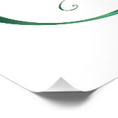 Infiniteitssymbool met Peacockdoether Foto Afdruk (Hoek)