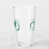 Infiniteitssymbool met Peacockdoether Glas (Links)