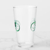 Infiniteitssymbool met Peacockdoether Glas (Rechts)