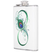 Infiniteitssymbool met Peacockdoether Heupfles (Links)