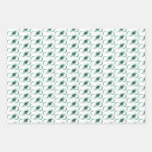 Infiniteitssymbool met Peacockdoether Inpakpapier Vel (Voorkant)