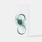 Infiniteitssymbool met Peacockdoether iPhone Hoesje (Achterkant)