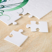 Infiniteitssymbool met Peacockdoether Legpuzzel (Zijkant)